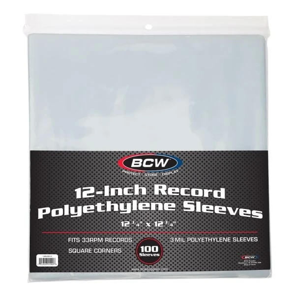 12 Inch Record Sleeves - Polyethylene 3 12 Inch Record Sleeves - Polyethylene - Image 3