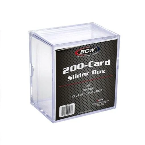 2-Piece Slider Box - 200 Count -Bcwsupplies Sales Store 1 sb200 1