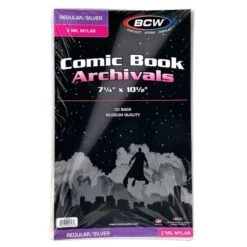 Silver/Regular Comic Mylar Archivals - 2 MIL 6 Silver/Regular Comic Mylar Archivals - 2 MIL -Bcwsupplies Sales Store 1 sil m2 3 top down