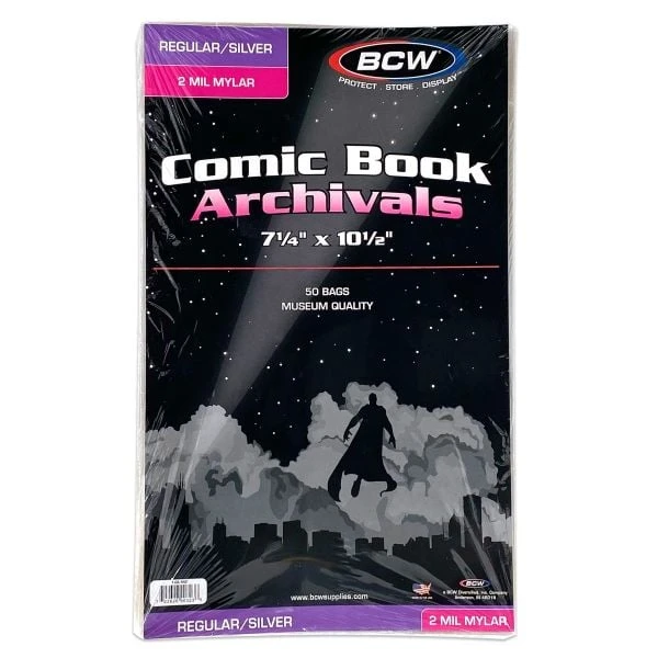 Silver/Regular Comic Mylar Archivals - 2 MIL 2 Silver/Regular Comic Mylar Archivals - 2 MIL - Image 2