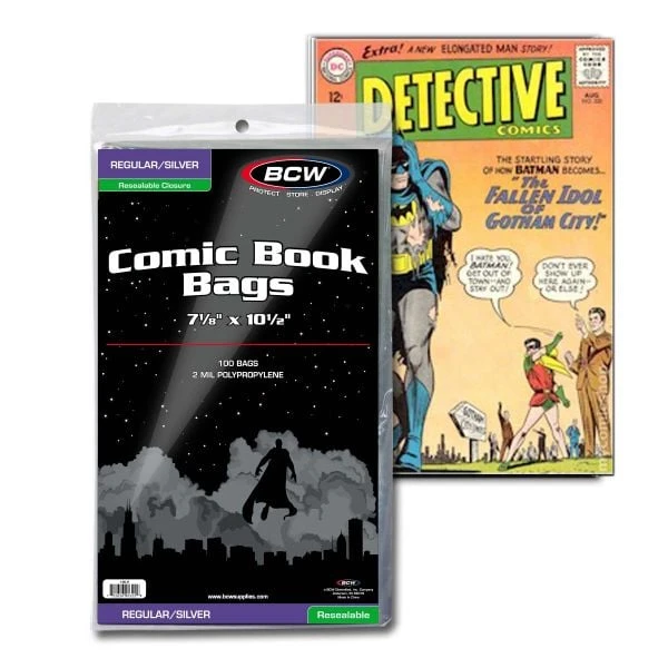 Resealable Silver/Regular Comic Bags 3 Resealable Silver/Regular Comic Bags - Image 3