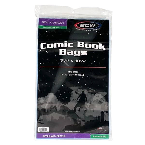 Resealable Silver/Regular Comic Bags 4 Resealable Silver/Regular Comic Bags - Image 4