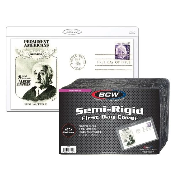 Semi-Rigid First Day Cover Holder 1 Semi-Rigid First Day Cover Holder