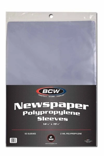 Newspaper Sleeves - 14x19 1 Newspaper Sleeves - 14x19