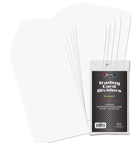 Graded Trading Card Dividers 1 Graded Trading Card Dividers