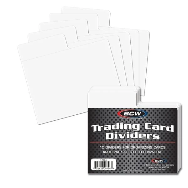 Trading Card Dividers - Horizontal 1 Trading Card Dividers - Horizontal