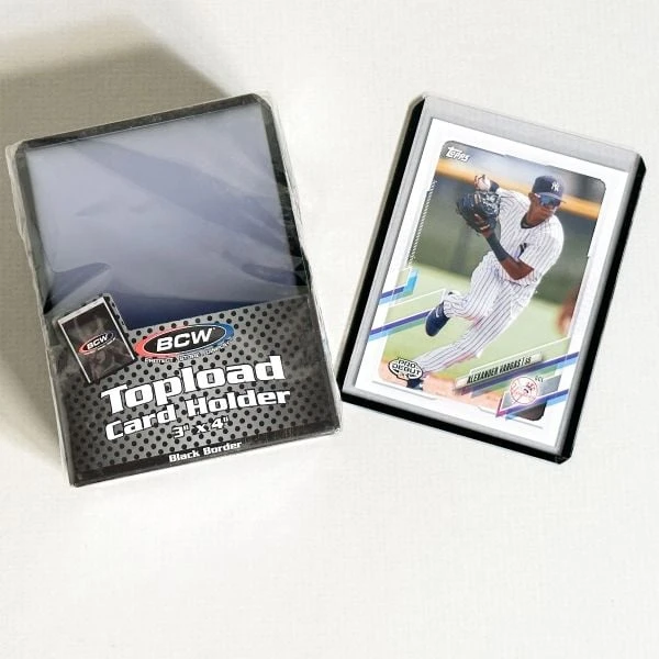 3x4 Topload Card Holder - Black Border 3 3x4 Topload Card Holder - Black Border - Image 3