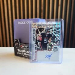 3x4 Topload Card Holder - Rookie Imprinted - White