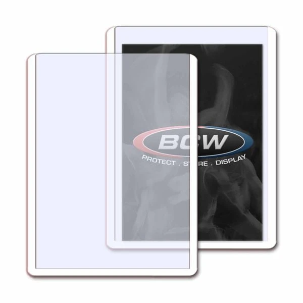 3x4 Topload Card Holder - White Border 2 3x4 Topload Card Holder - White Border - Image 2
