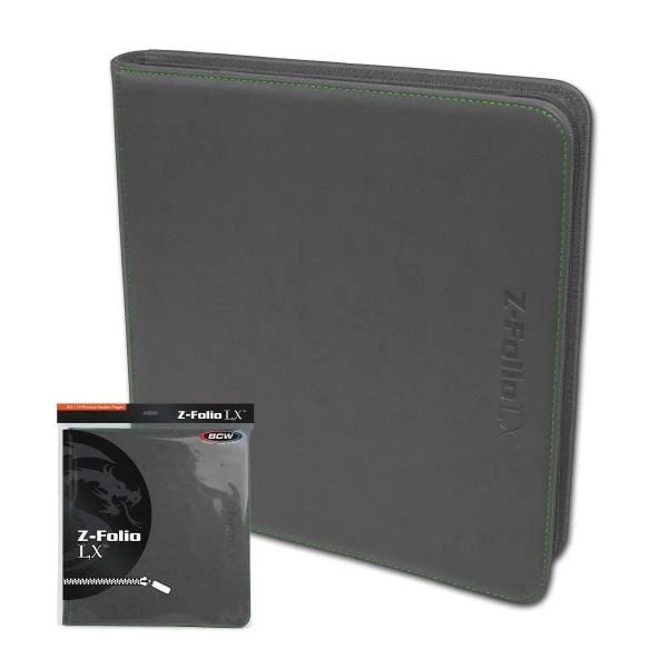 Z-Folio 12-Pocket LX Album - Gray 2 Z-Folio 12-Pocket LX Album - Gray - Image 2