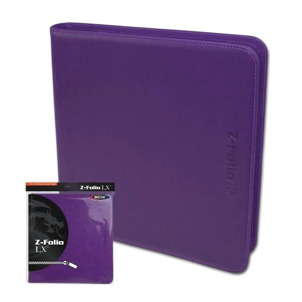 Z-Folio 12-Pocket LX Album - Purple 2 Z-Folio 12-Pocket LX Album - Purple - Image 2