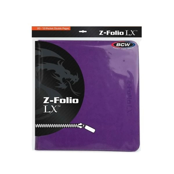 Z-Folio 12-Pocket LX Album - Purple 3 Z-Folio 12-Pocket LX Album - Purple - Image 3