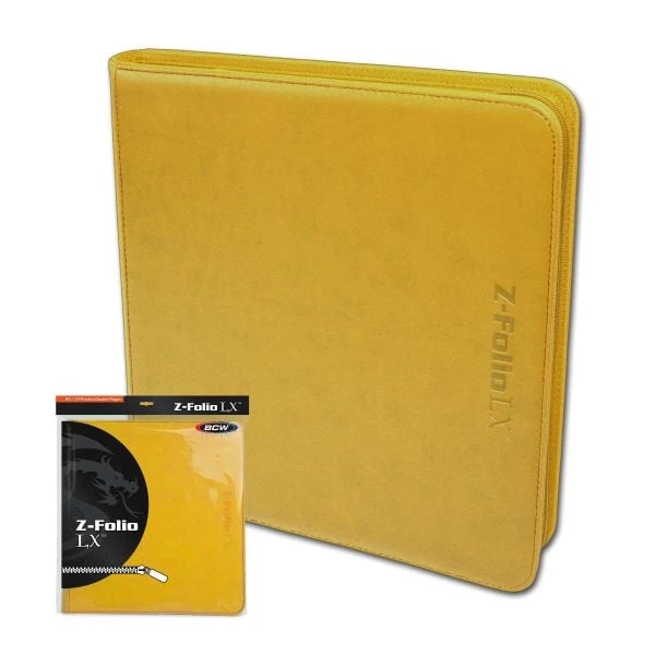 Z-Folio 12-Pocket LX Album - Yellow 2 Z-Folio 12-Pocket LX Album - Yellow - Image 2