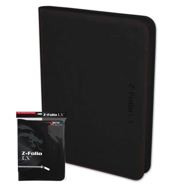 Z-Folio 9-Pocket LX Album - Black 1 Z-Folio 9-Pocket LX Album - Black