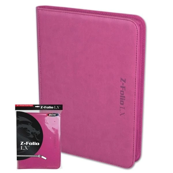 Z-Folio 9-Pocket LX Album - Pink 1 Z-Folio 9-Pocket LX Album - Pink