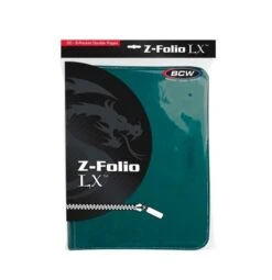 Z-Folio 9-Pocket LX Album - Teal -Bcwsupplies Sales Store 1 zf9lx tel 2 packaging