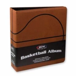 3 In. Album - Basketball Collectors Album - Premium Brown 5 3 In. Album - Basketball Collectors Album - Premium Brown -Bcwsupplies Sales Store basketball packaging front 1