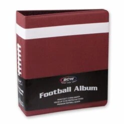 3 In. Album - Football Collectors Album - Premium Brown 8 3 In. Album - Football Collectors Album - Premium Brown -Bcwsupplies Sales Store footballalbum packaging front 1